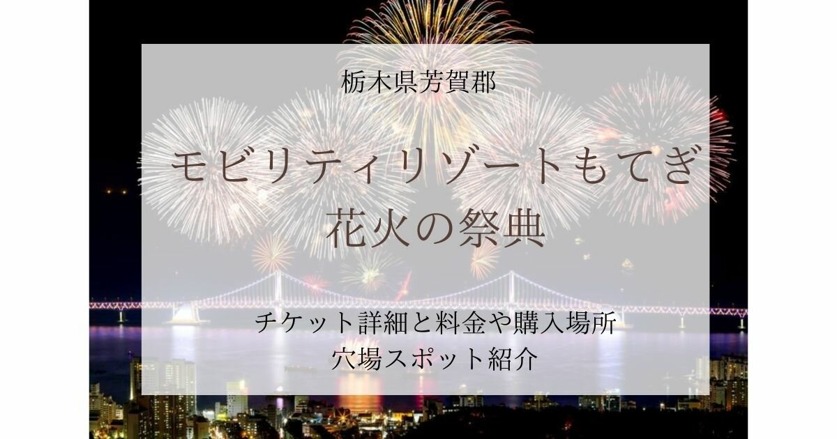 ツインリンクもてぎ花火2022年夏のチケット詳細や購入方法紹介 | 気ままな雑多ブログ